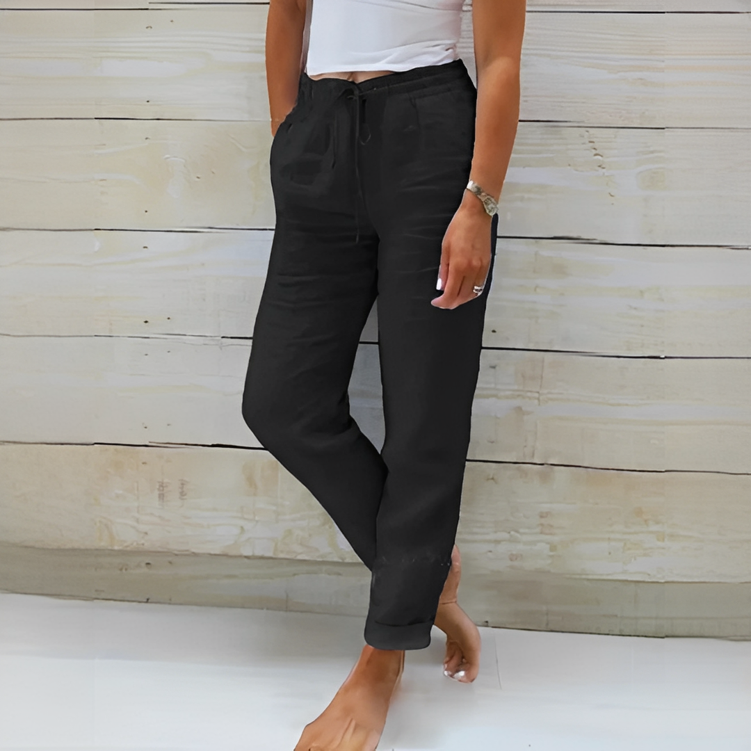 Lylia – Sommerhose für Damen mit hohem Bund