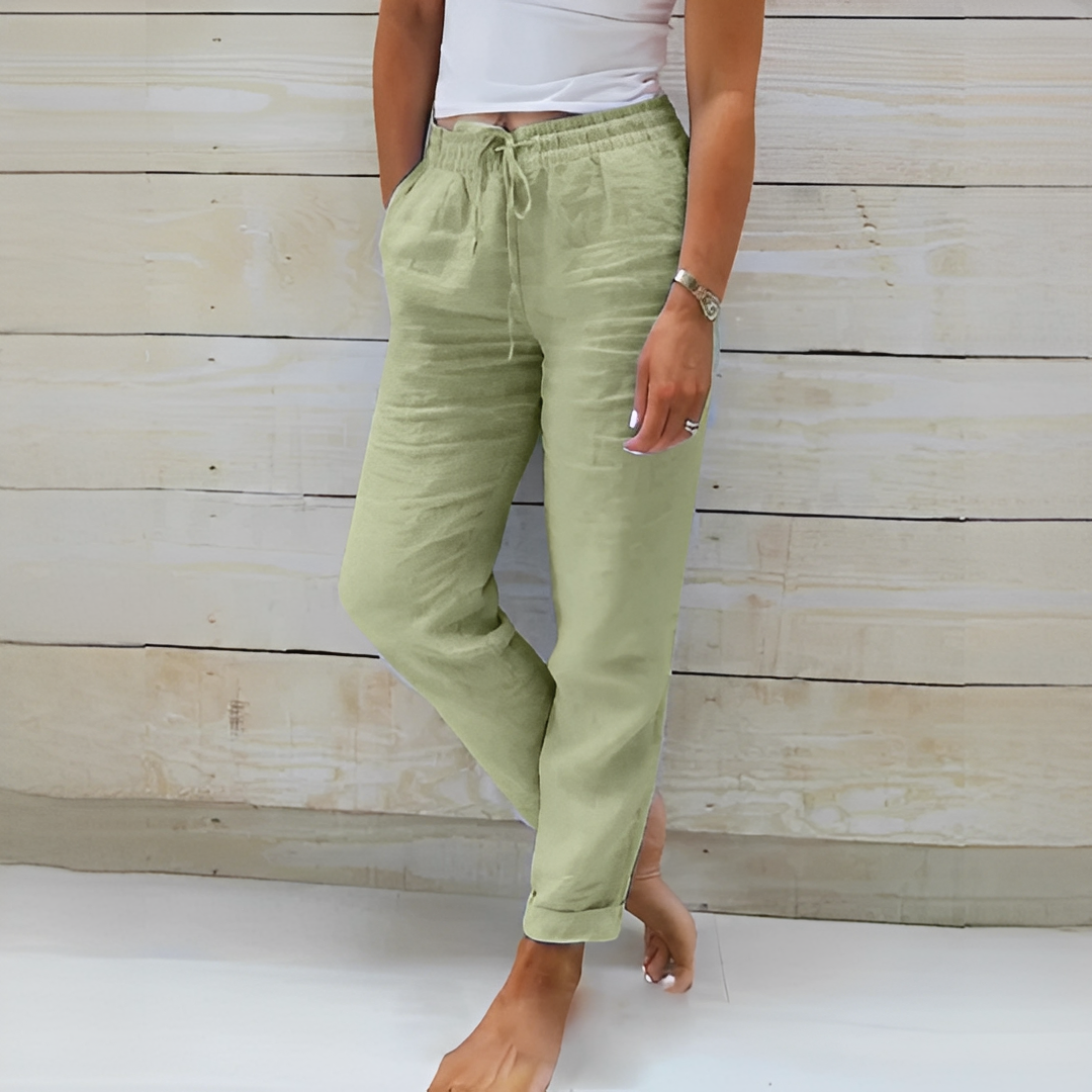 Lylia – Sommerhose für Damen mit hohem Bund