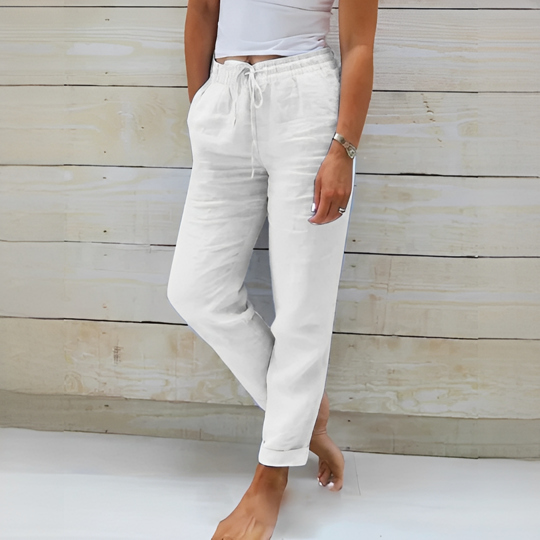 Lylia – Sommerhose für Damen mit hohem Bund