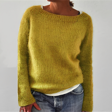 Eljene - Damen-Strickpullover, warm und gemütlich