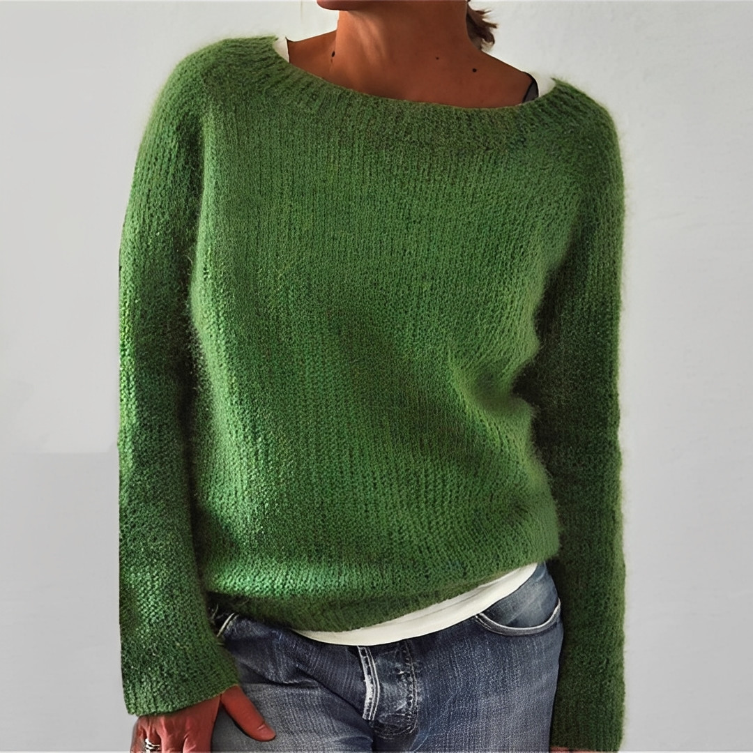 Eljene - Damen-Strickpullover, warm und gemütlich