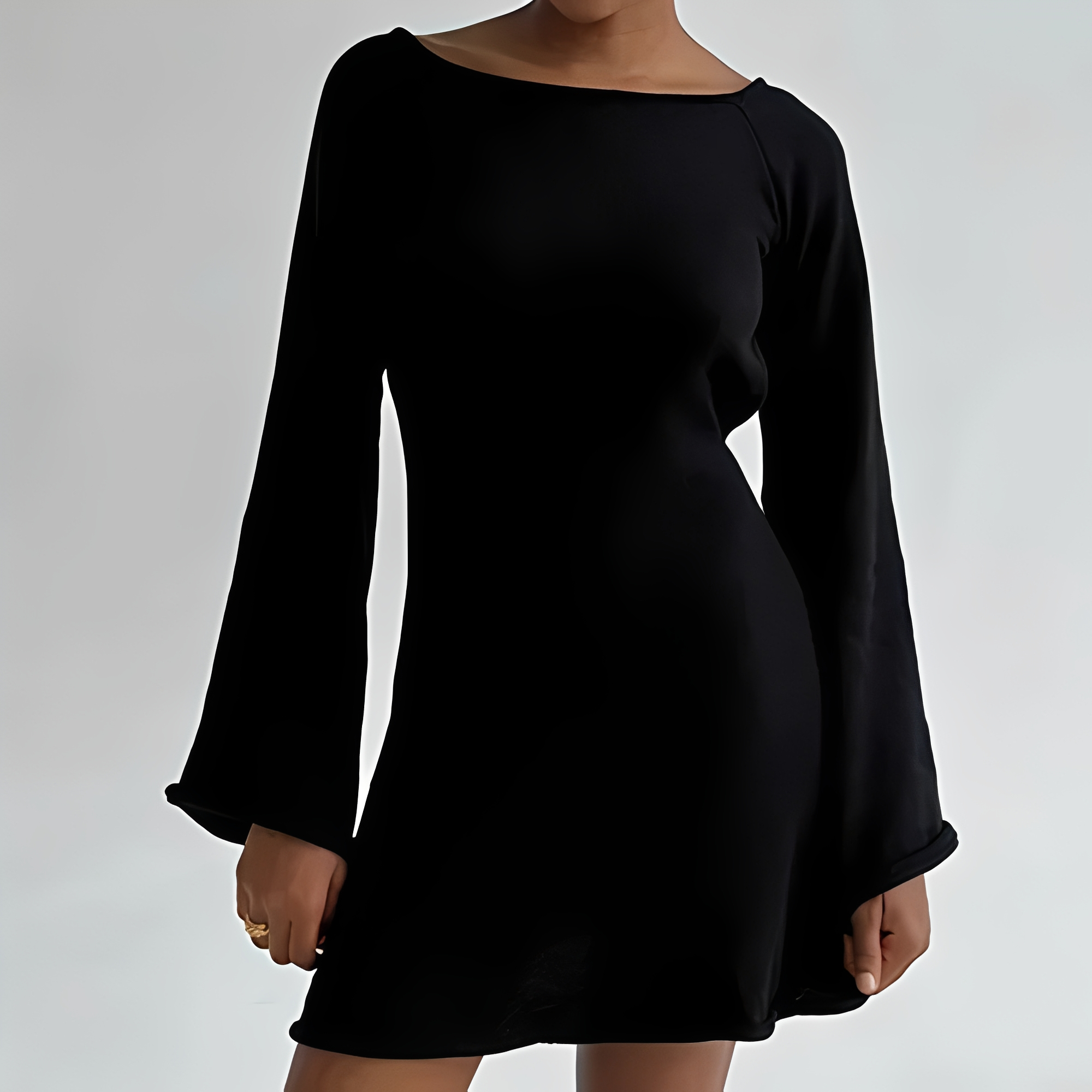 Aryana - Elegantes langärmeliges Sommerkleid für Frauen