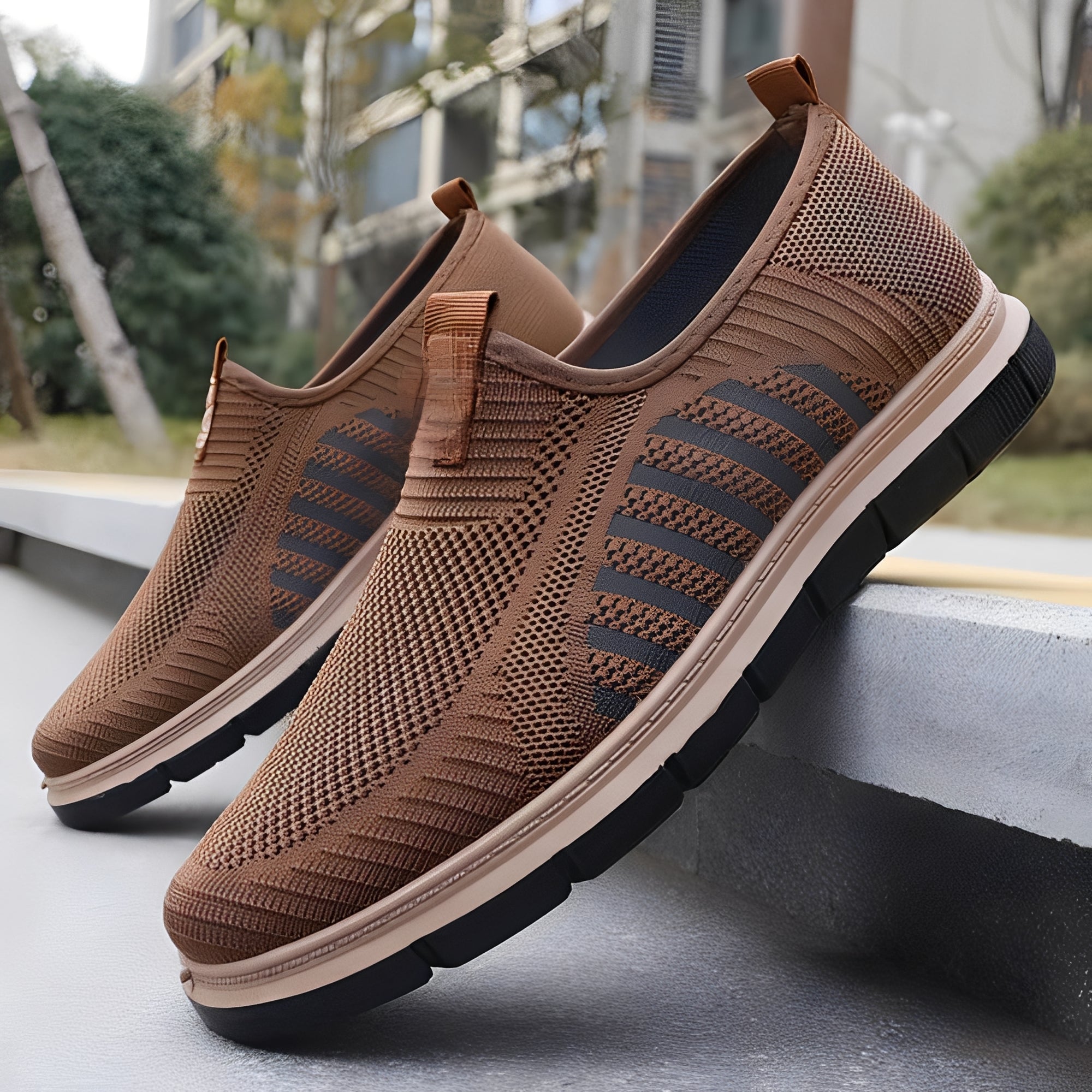 Henrick - Trendige Slip-On Sneakers für Männer
