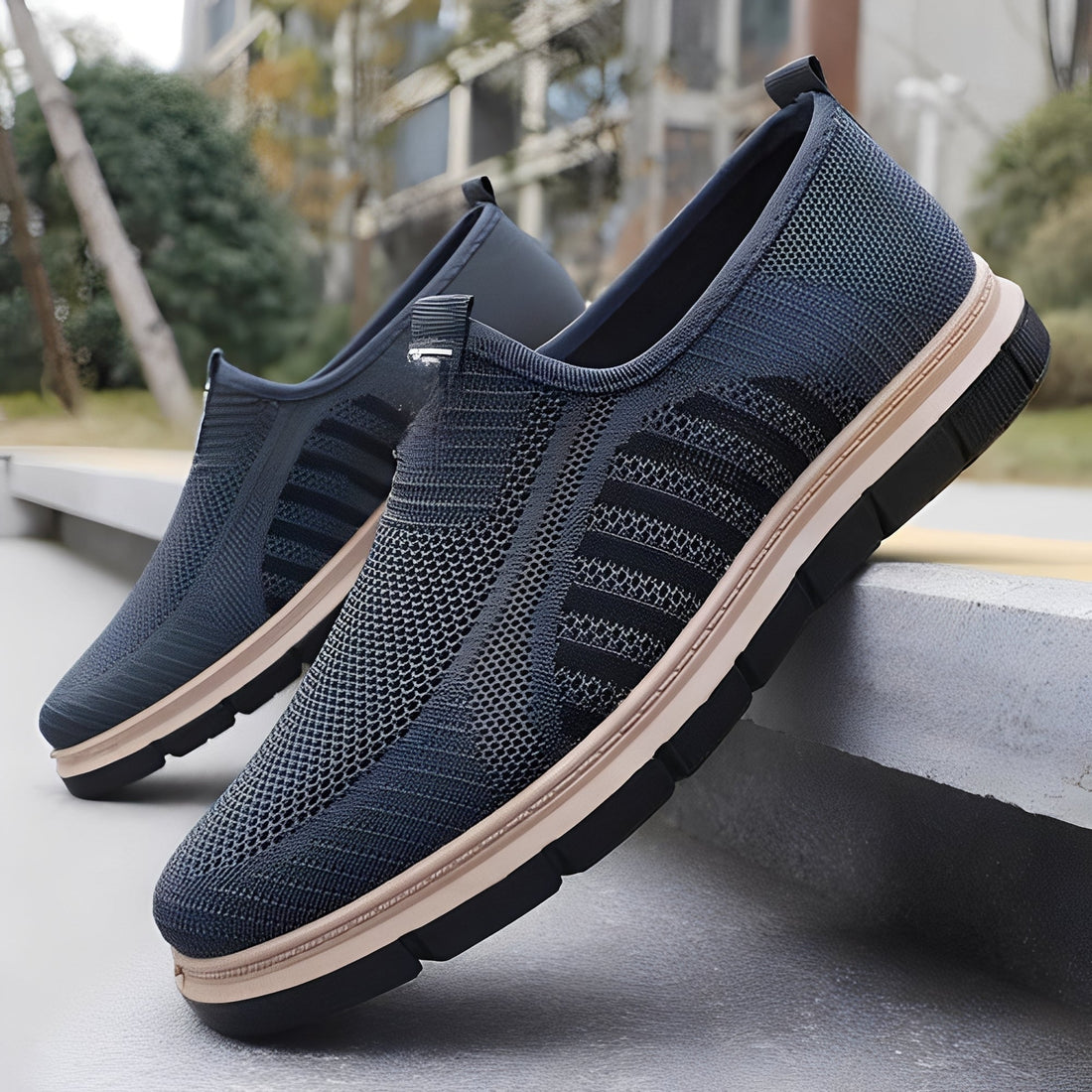 Henrick - Trendige Slip-On Sneakers für Männer