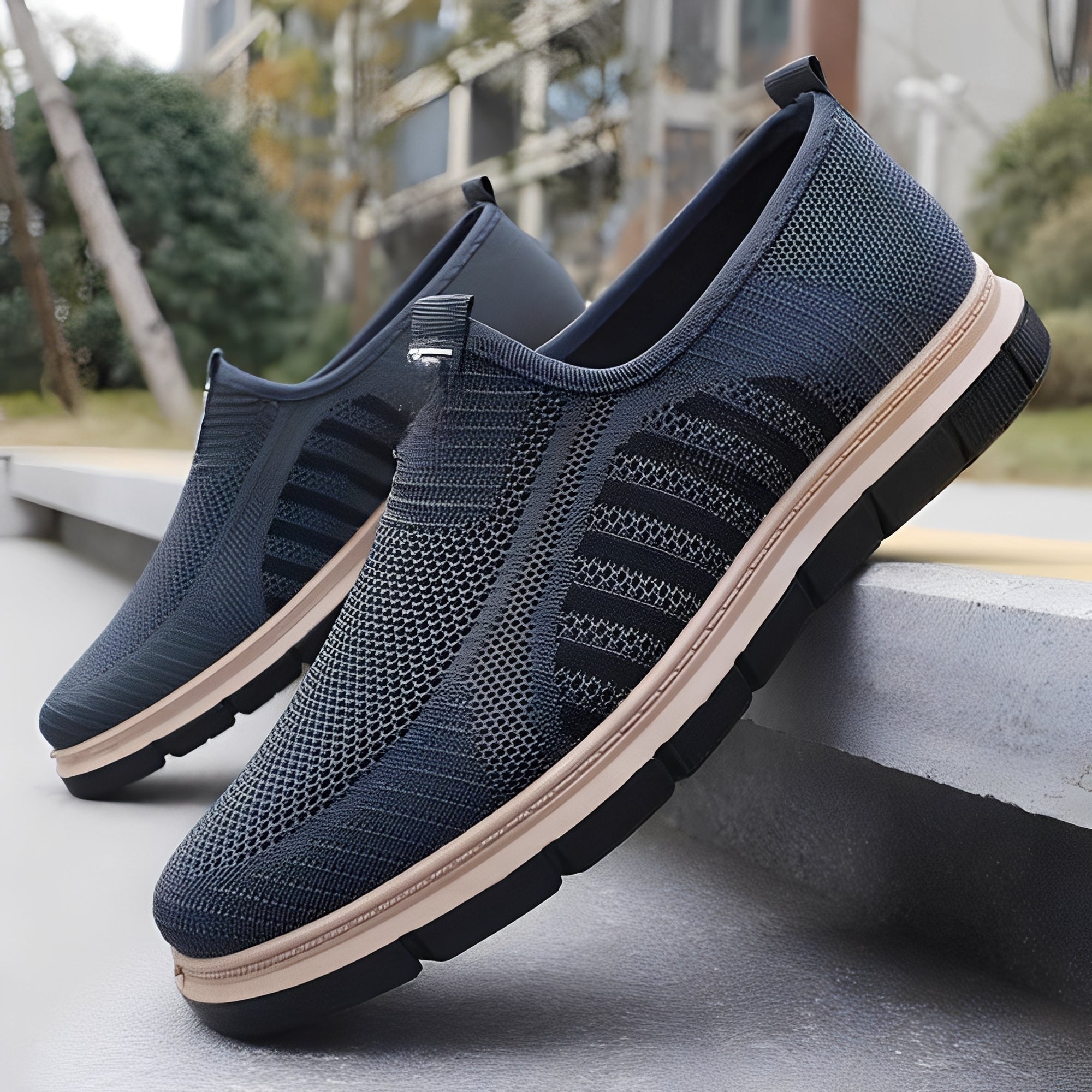 Henrick - Trendige Slip-On Sneakers für Männer