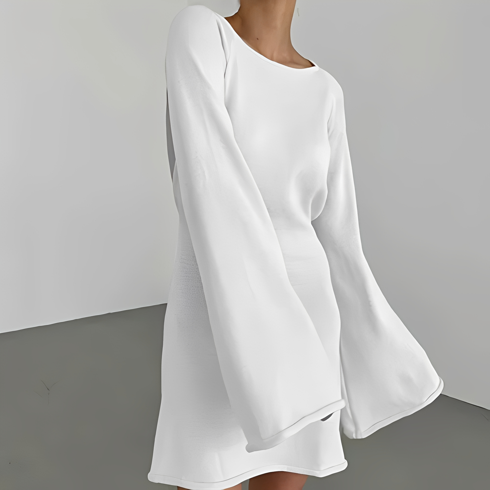Aryana - Elegantes langärmeliges Sommerkleid für Frauen