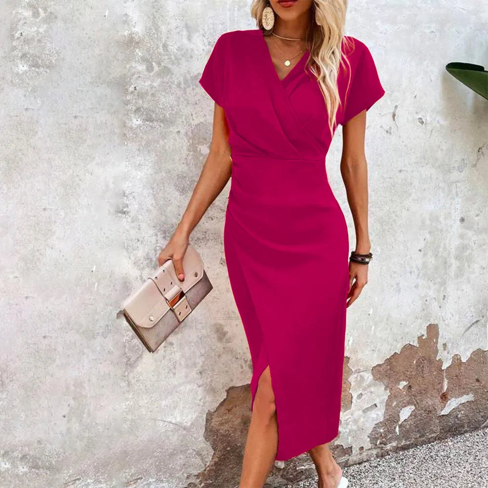 Fanny - Stilvolles und leichtes Midi-Kleid für Damen