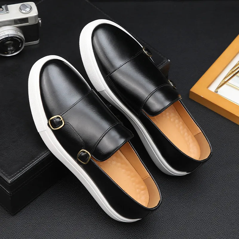 Jerald - Herren-Loafers im legeren Lederlook