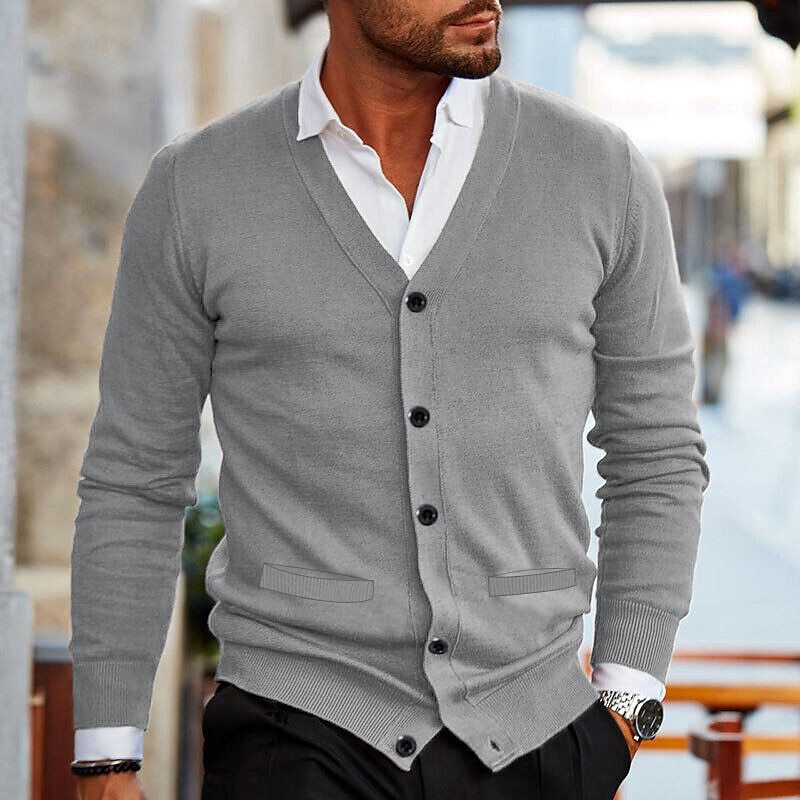 Aamir - Herren-Strickjacke – Komfort und zeitloser Stil
