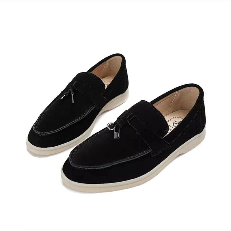 Vianne - Elegante Damen-Wildledermokassins