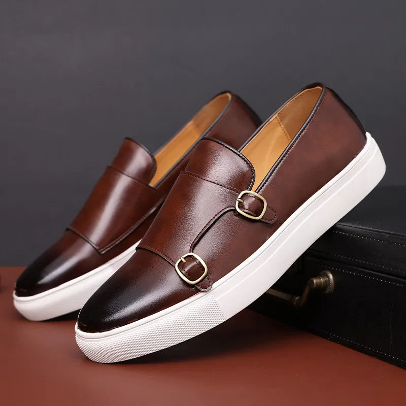 Jerald - Herren-Loafers im legeren Lederlook