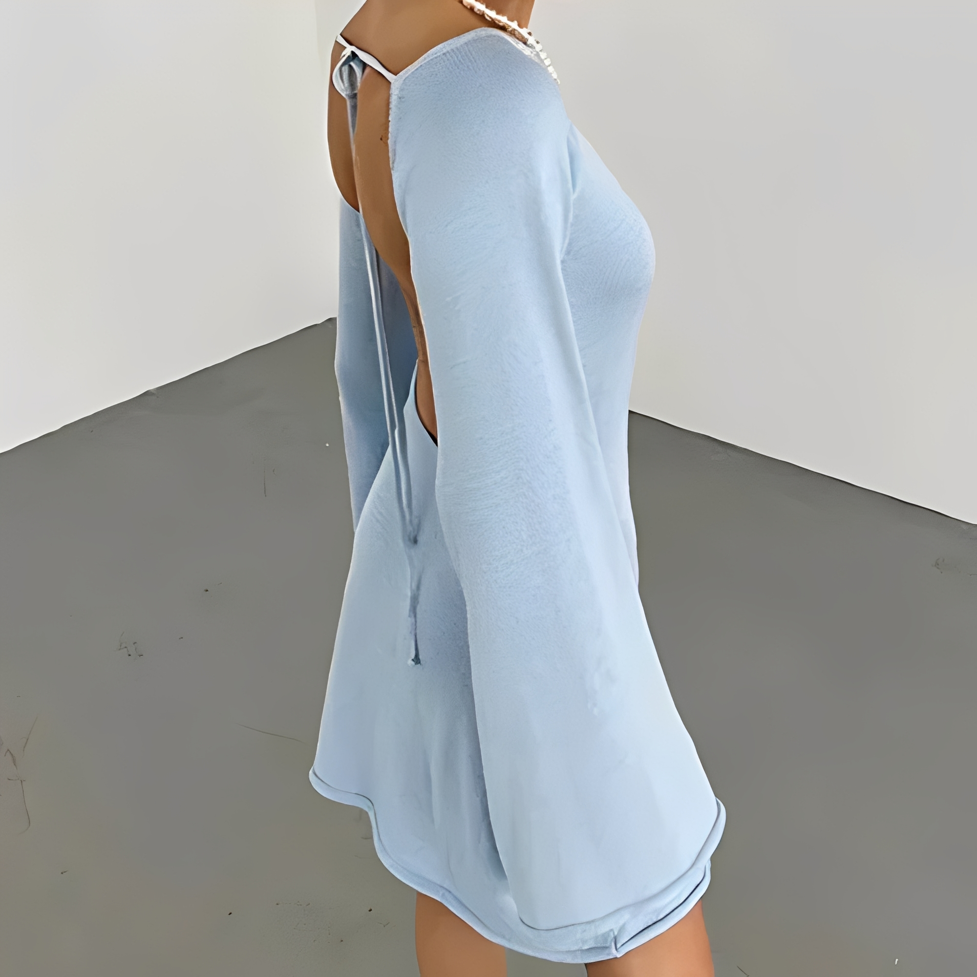 Aryana - Elegantes langärmeliges Sommerkleid für Frauen