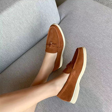 Vianne - Elegante Damen-Wildledermokassins