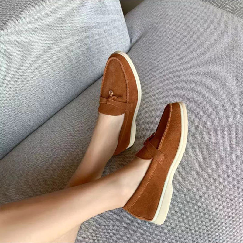 Vianne - Elegante Damen-Wildledermokassins