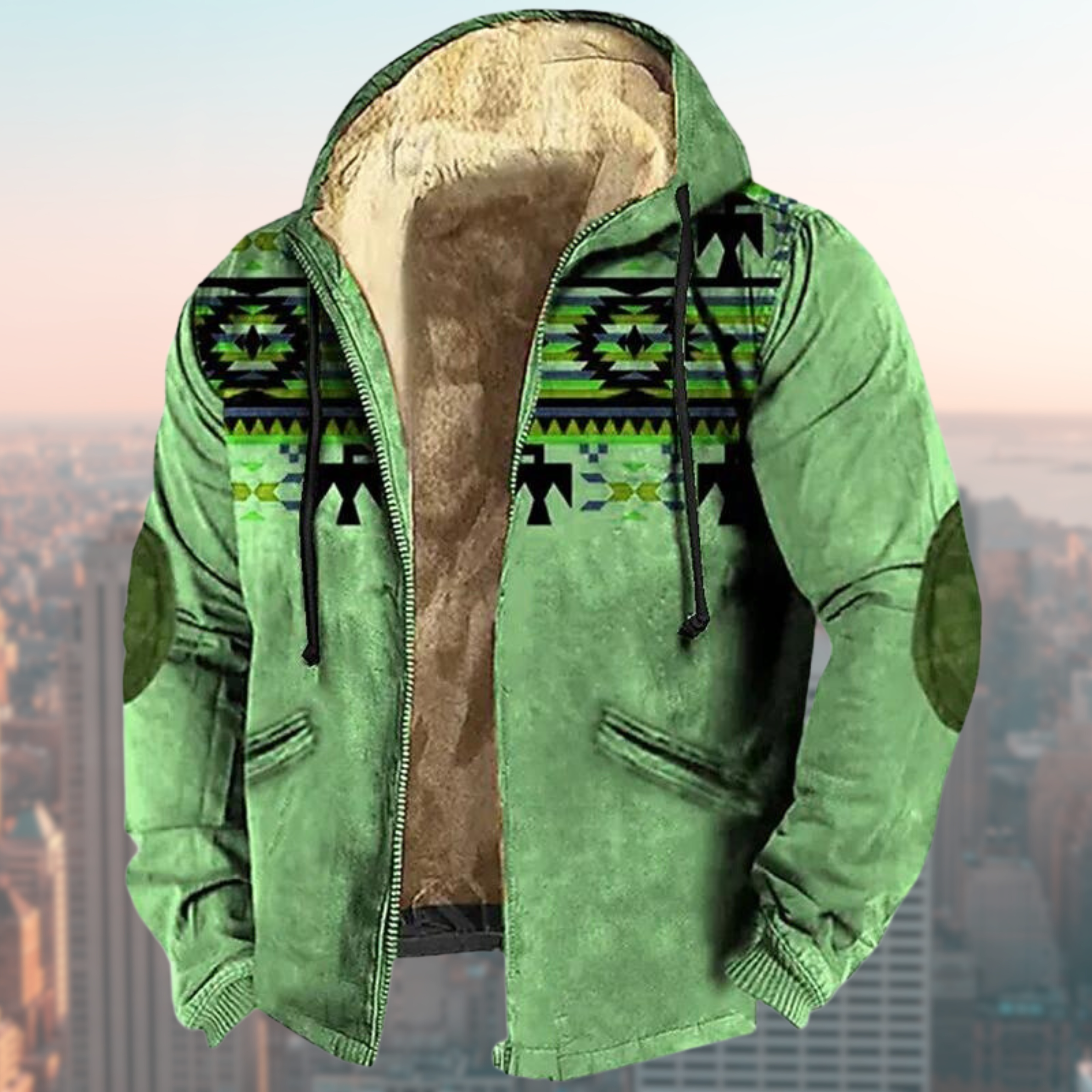 Laszlo – Tribal-Kapuzenjacke für Herren