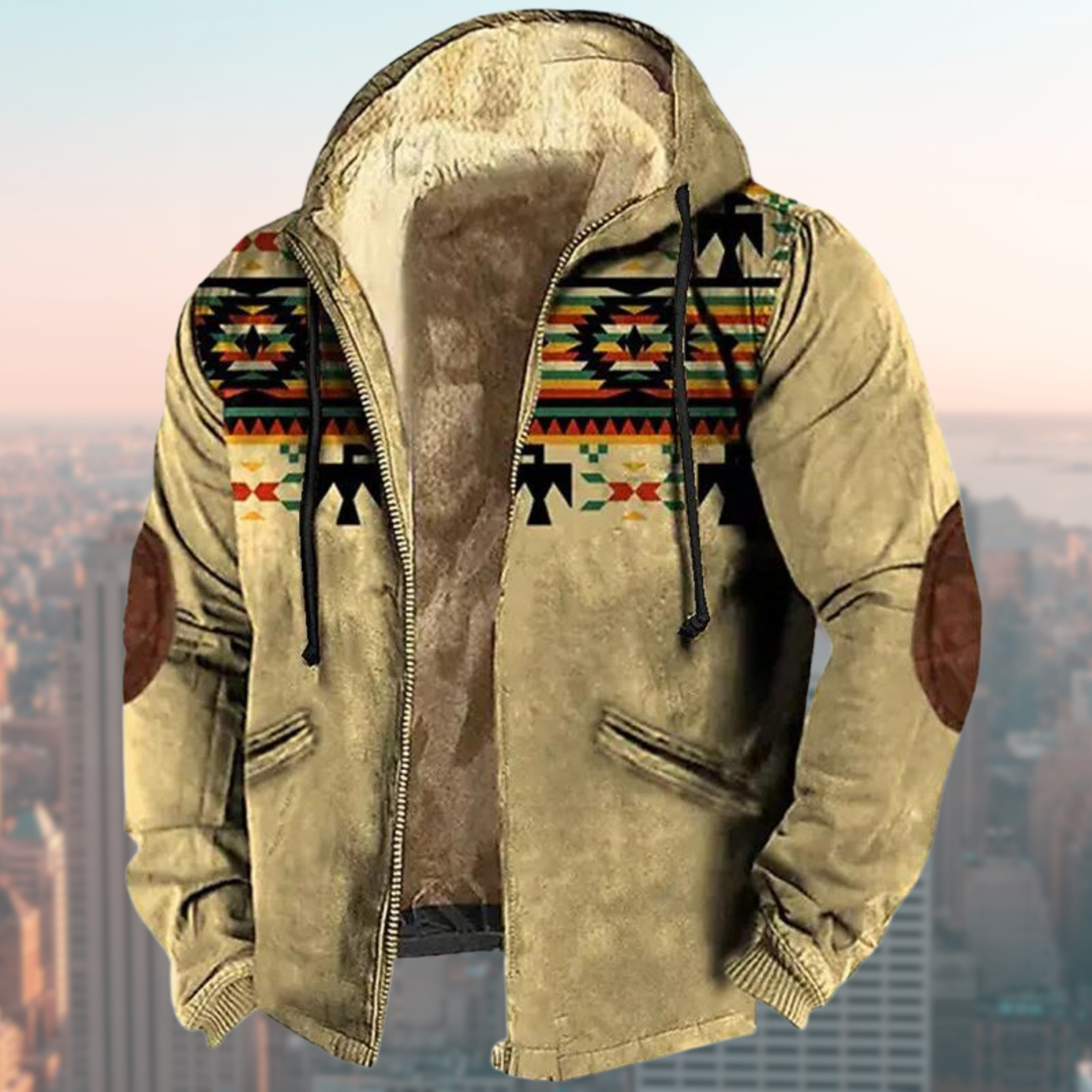 Laszlo – Tribal-Kapuzenjacke für Herren