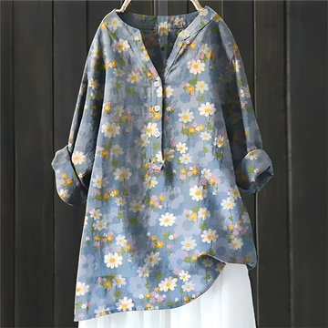 Esmeralda - Stilvolle blumige Bluse für Damen