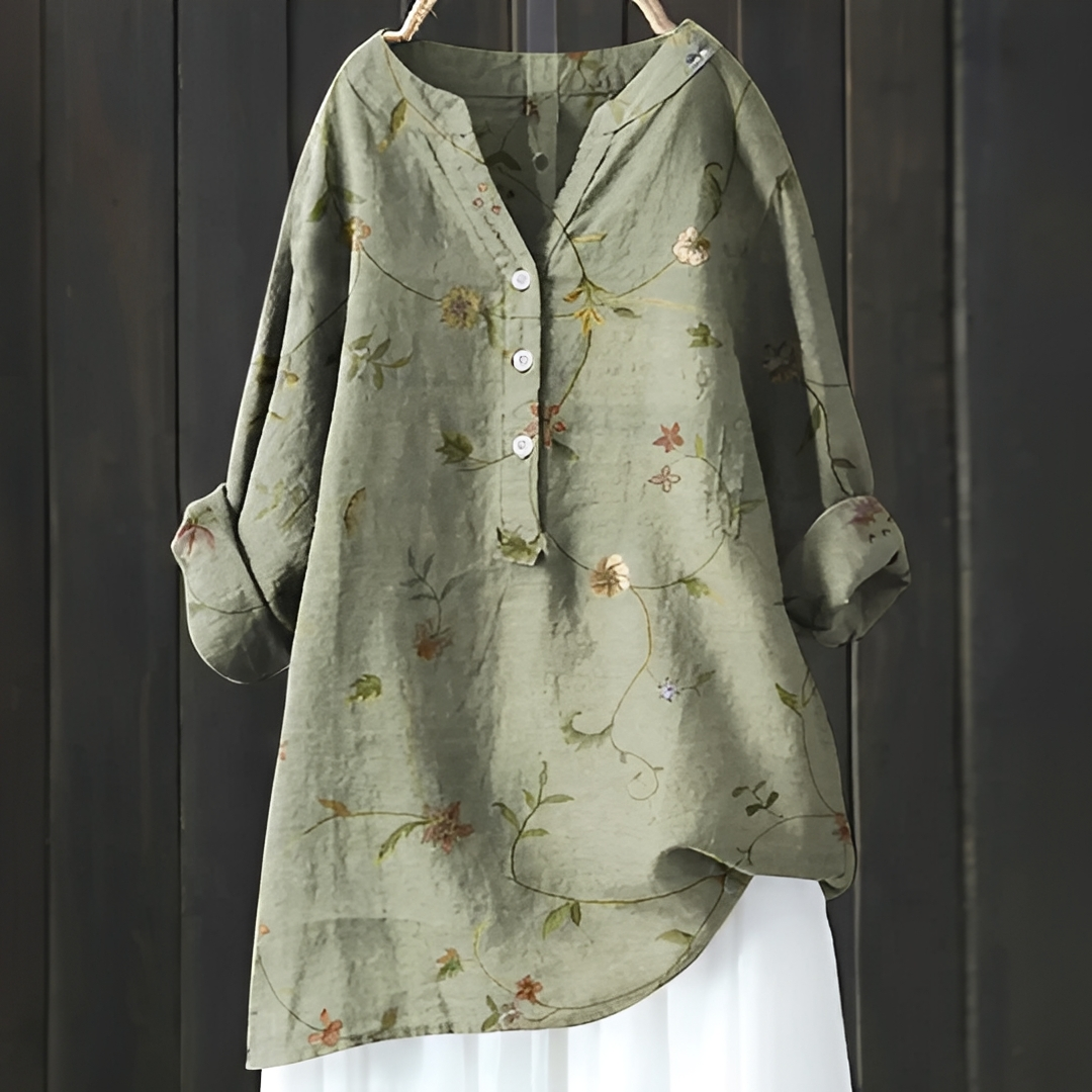 Esmeralda - Stilvolle blumige Bluse für Damen