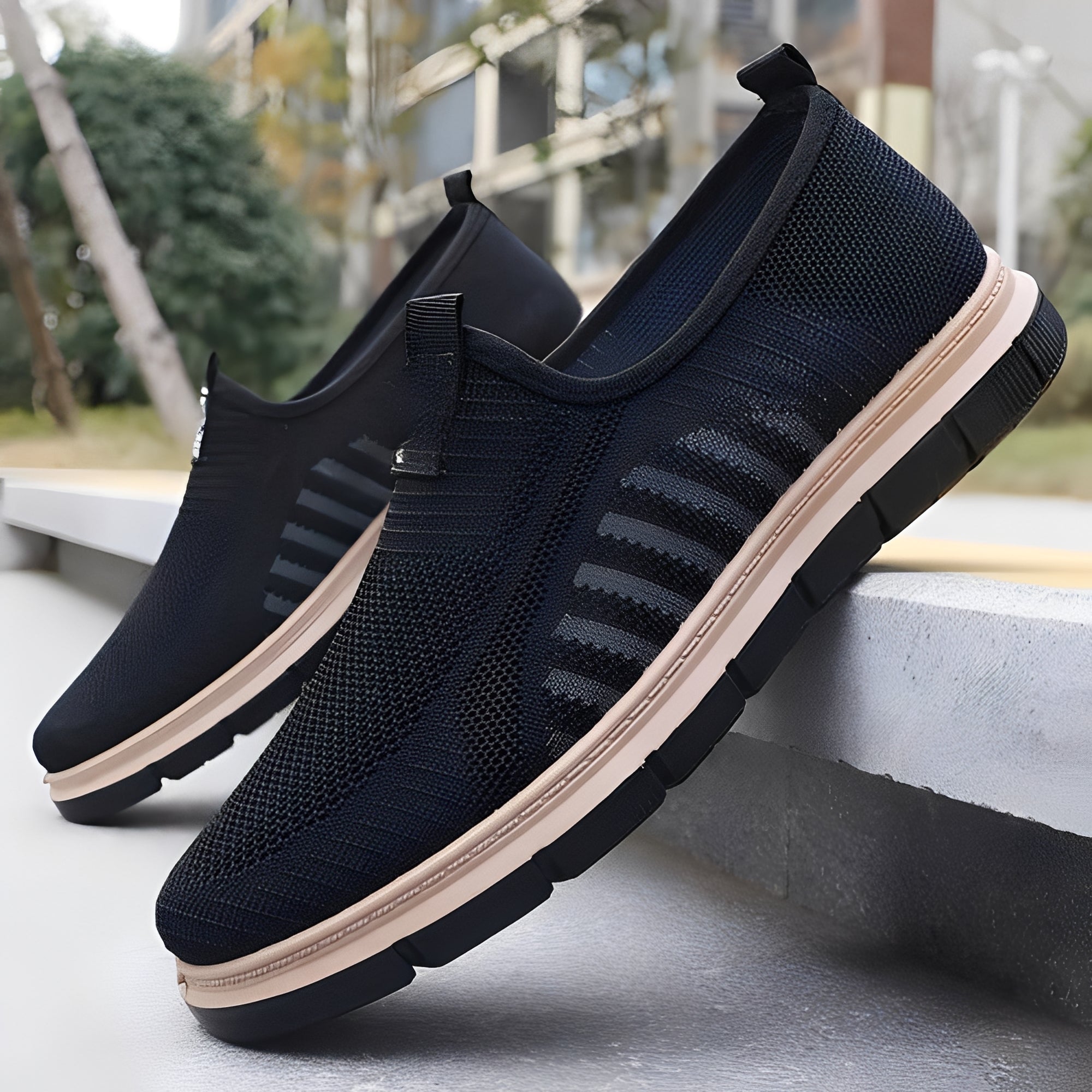Henrick - Trendige Slip-On Sneakers für Männer