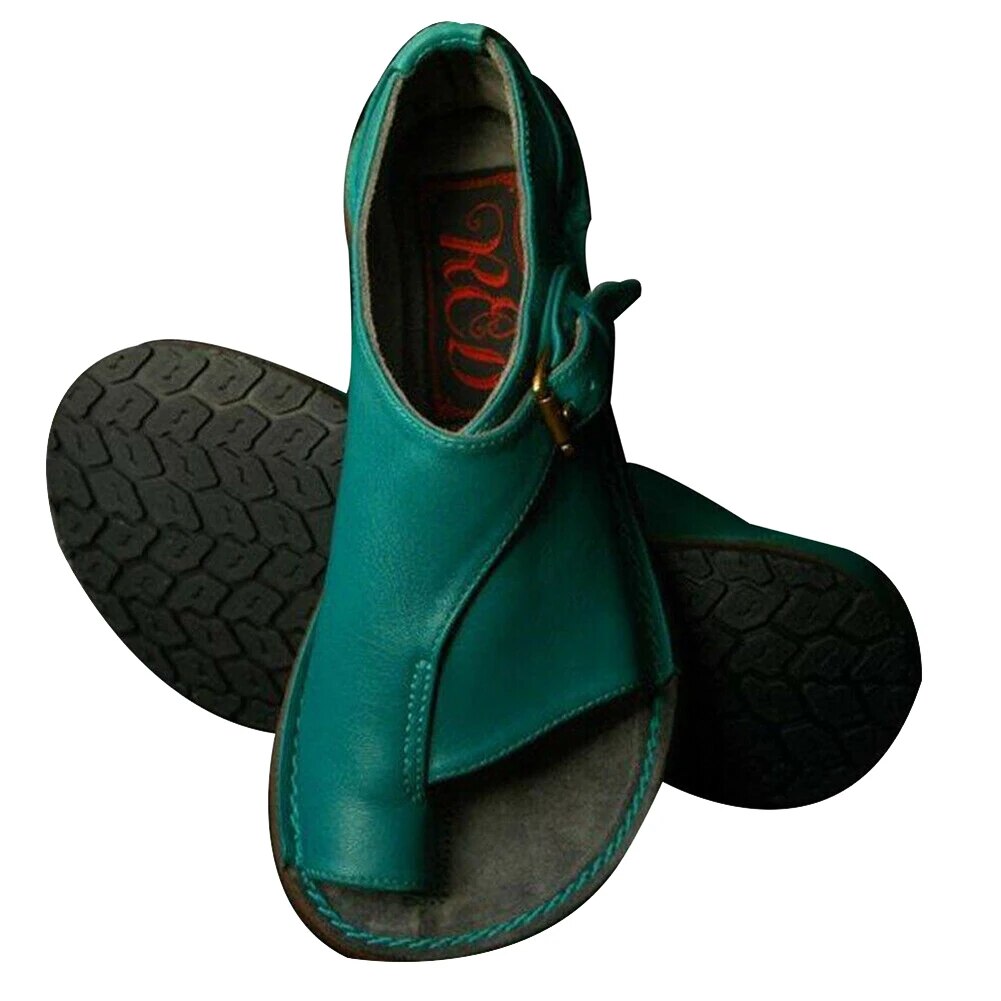 Elvina - Flache Sandalen mit Schnallen