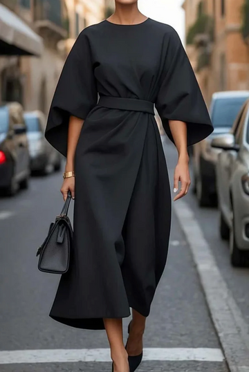 Clare - Schickes Maxikleid mit Gürtel