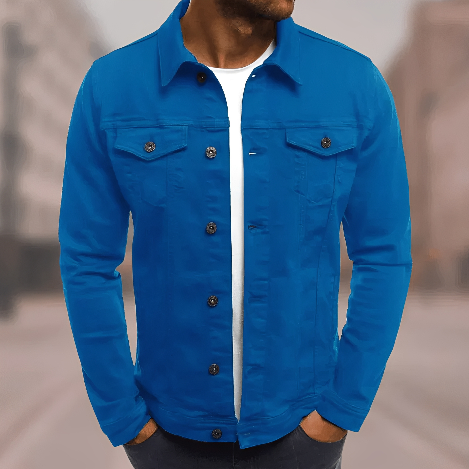 Krix - Komfortable Herren-Denimjacke