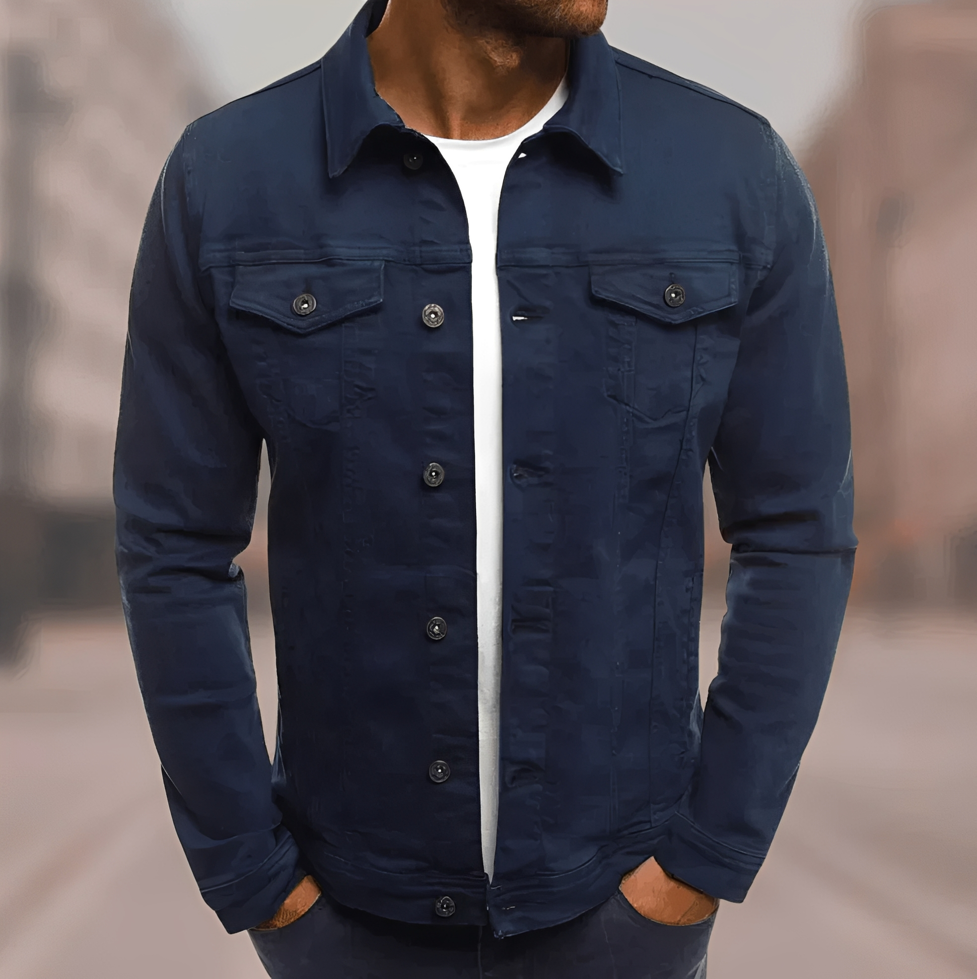Krix - Komfortable Herren-Denimjacke