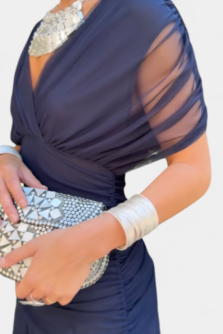 Celine - Elegantes Off-Shoulder Kleid