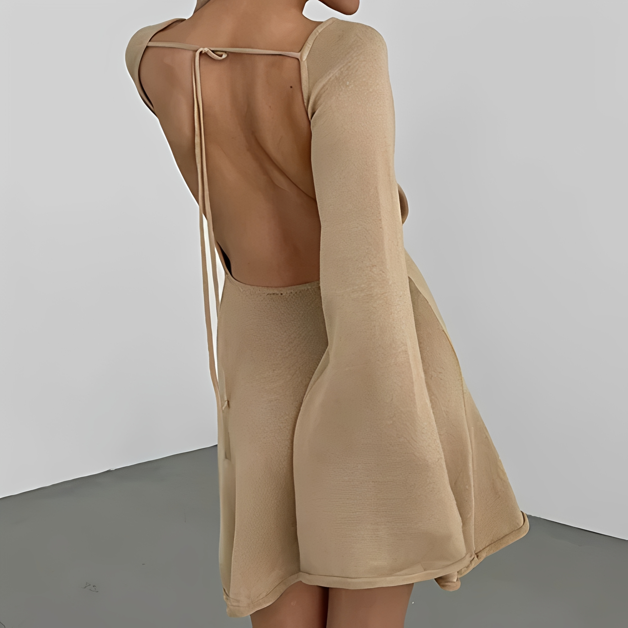 Aryana - Elegantes langärmeliges Sommerkleid für Frauen