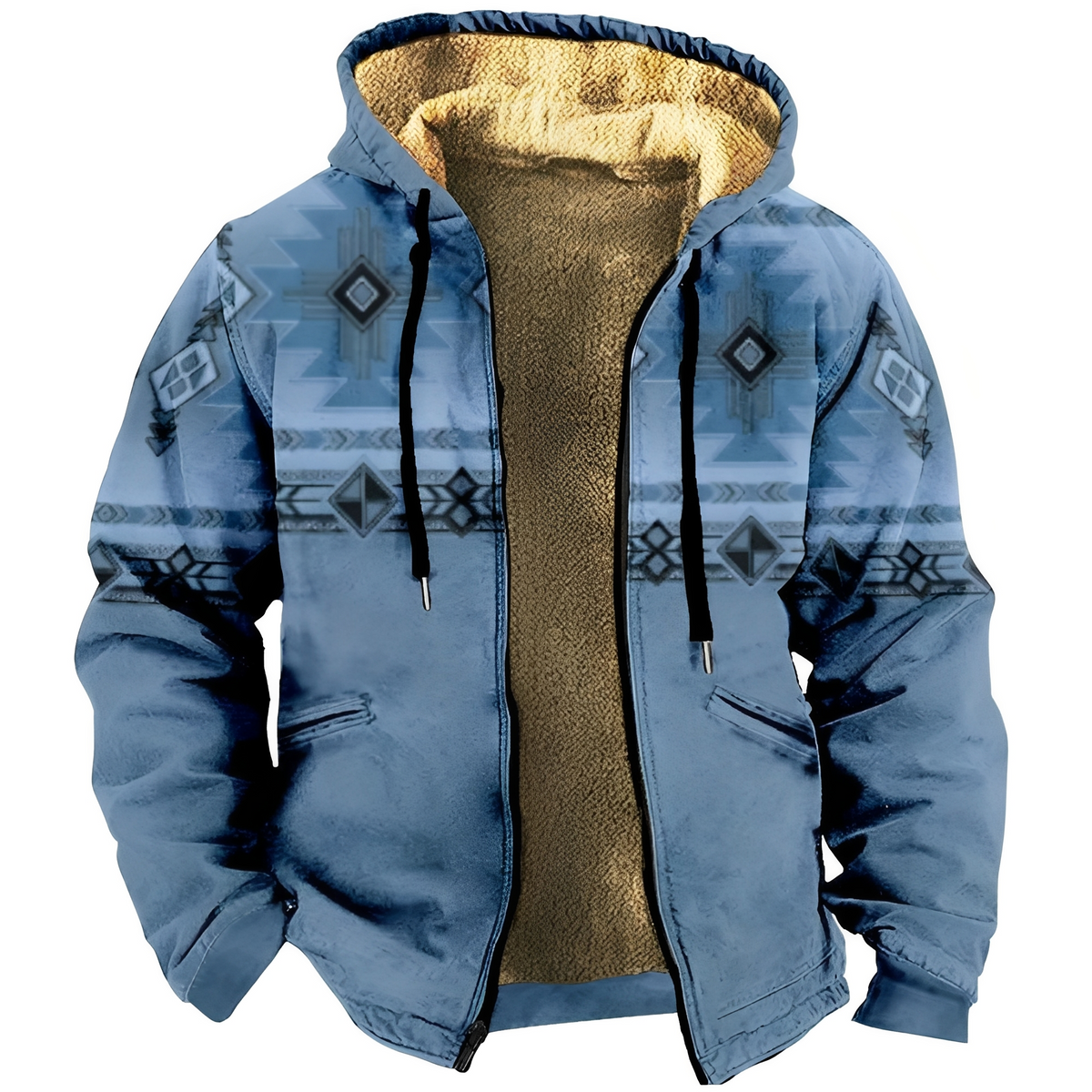 Edwin - Moderner Herren-Hoodie mit ethnischem Muster