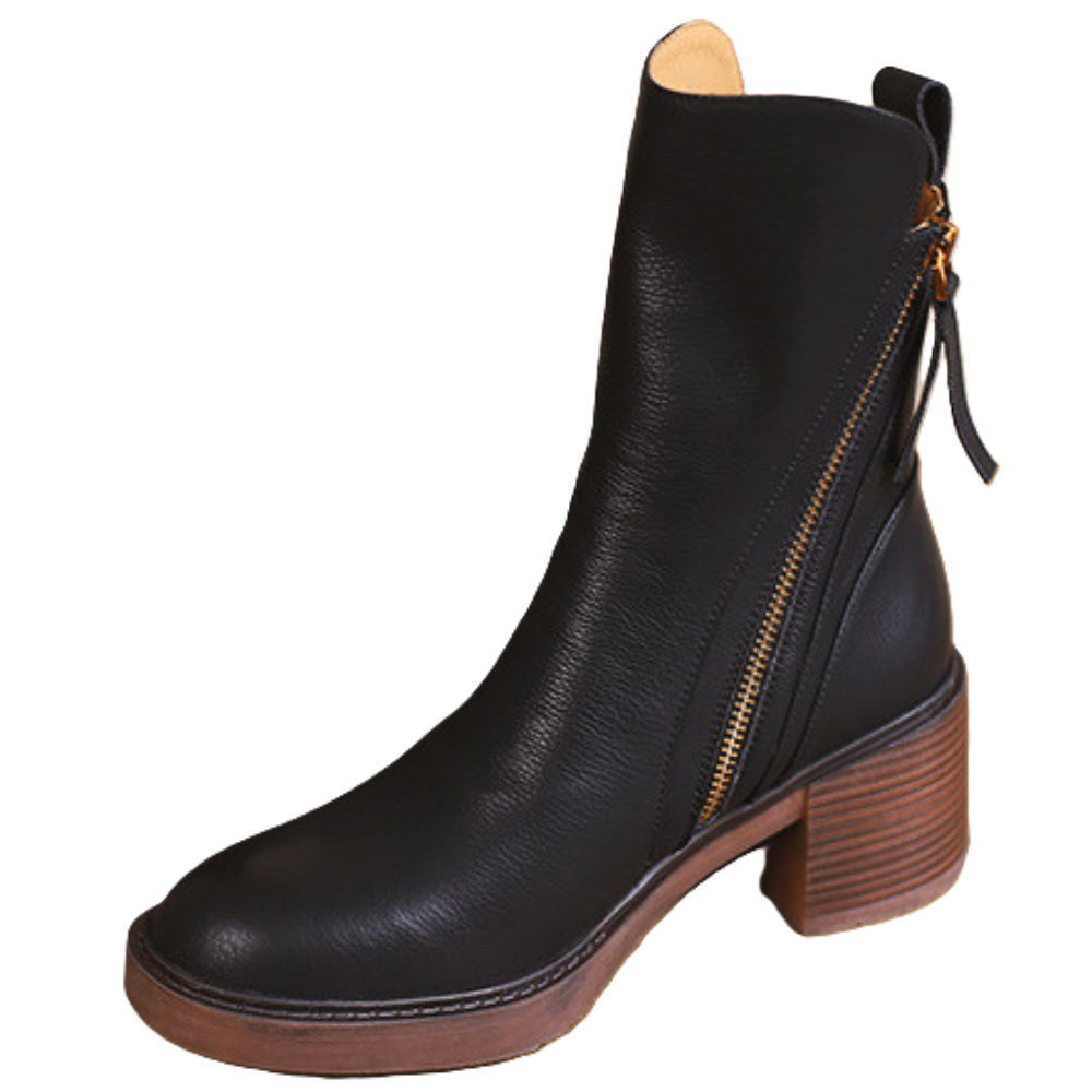 Rosie - Modische Damenstiefeletten mit Reißverschluss