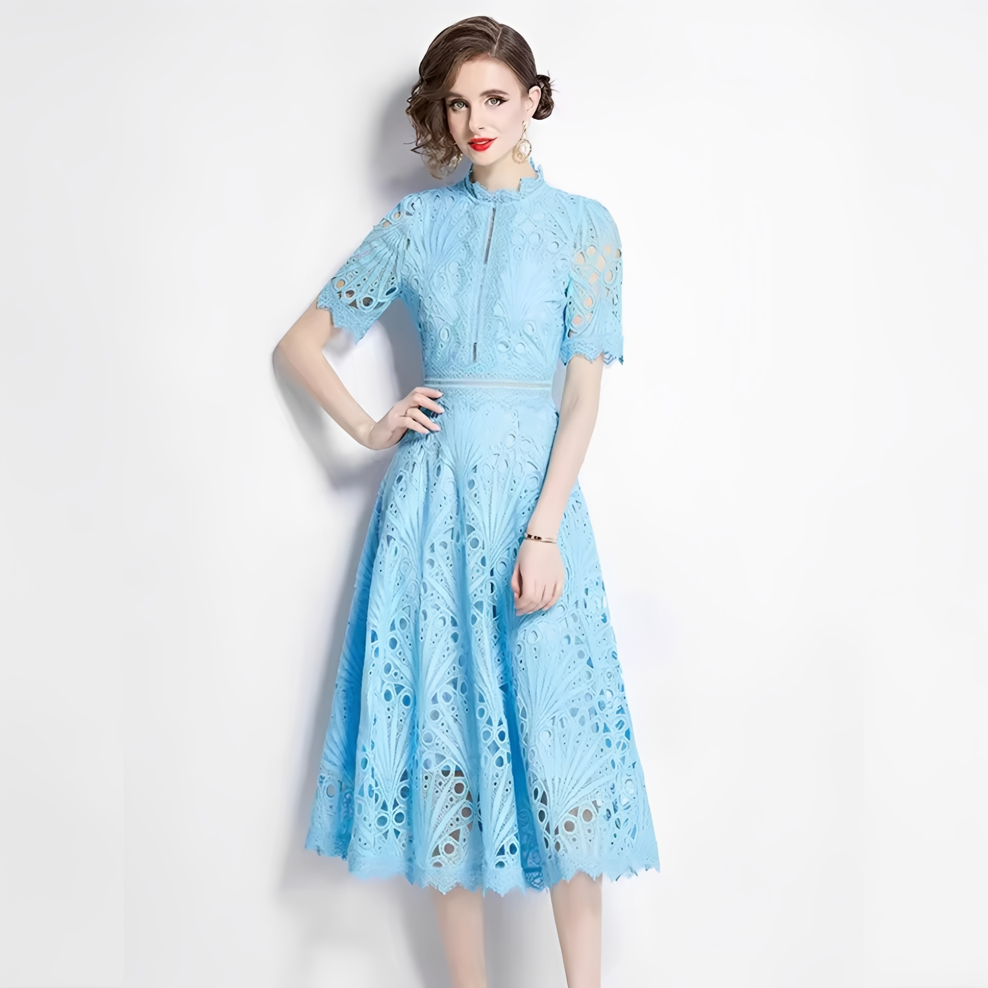 Sophia - Elegantes Midikleid für Damen