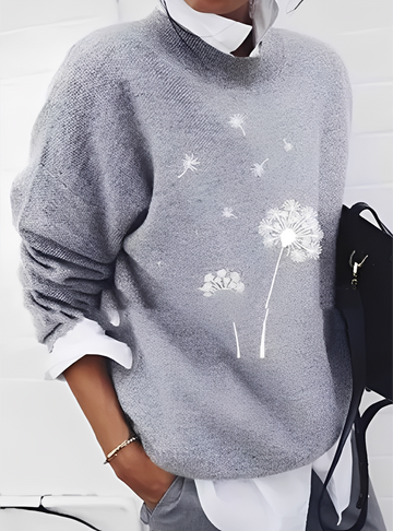 Milly - Damenpullover mit modernem, lockeren Schnitt und Muster