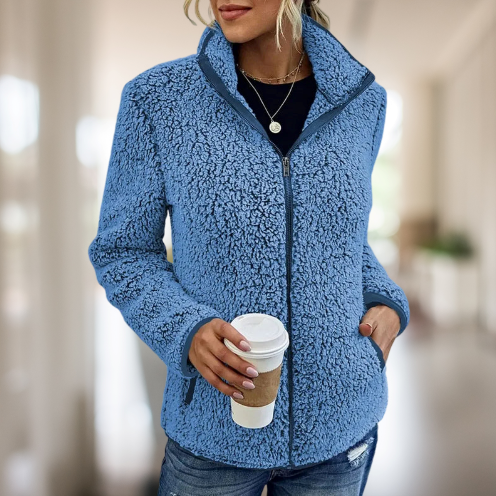 Katie – Jacke aus edlem Fleece mit Zipper