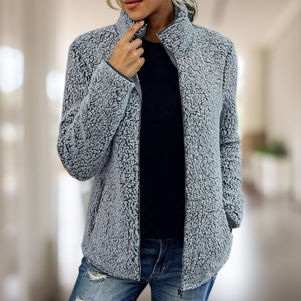 Katie – Jacke aus edlem Fleece mit Zipper