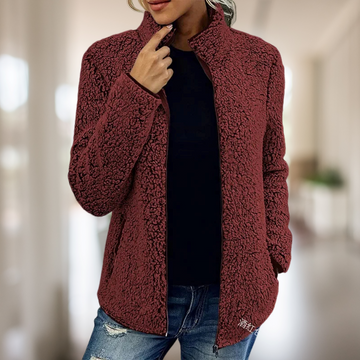 Katie – Jacke aus edlem Fleece mit Zipper