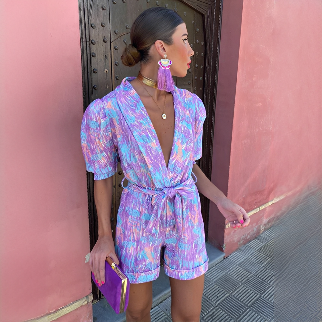 Alessia - Modischer kurzer Jumpsuit für Damen