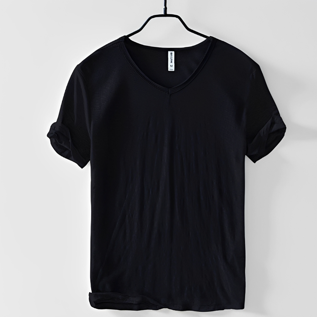 Lardo - Herren T-Shirt einfarbig und atmungsaktiv