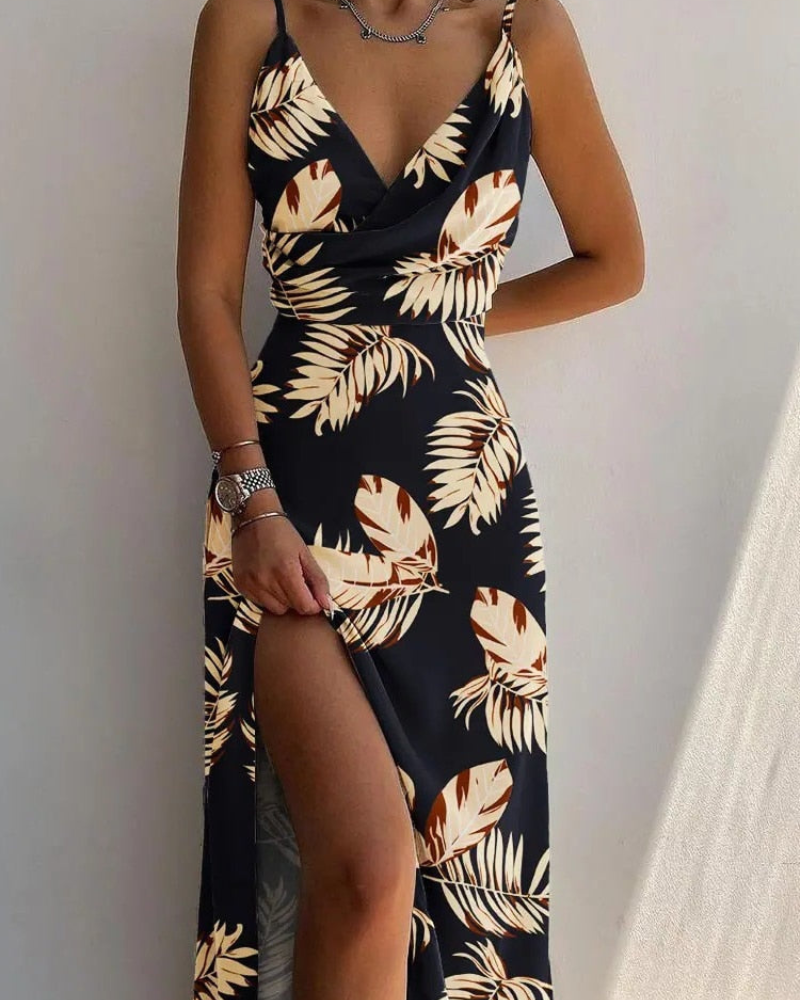 Vivory – Elegantes Kleid mit V-Ausschnitt