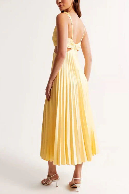 Catherina - Stilvolles plissiertes Abendkleid