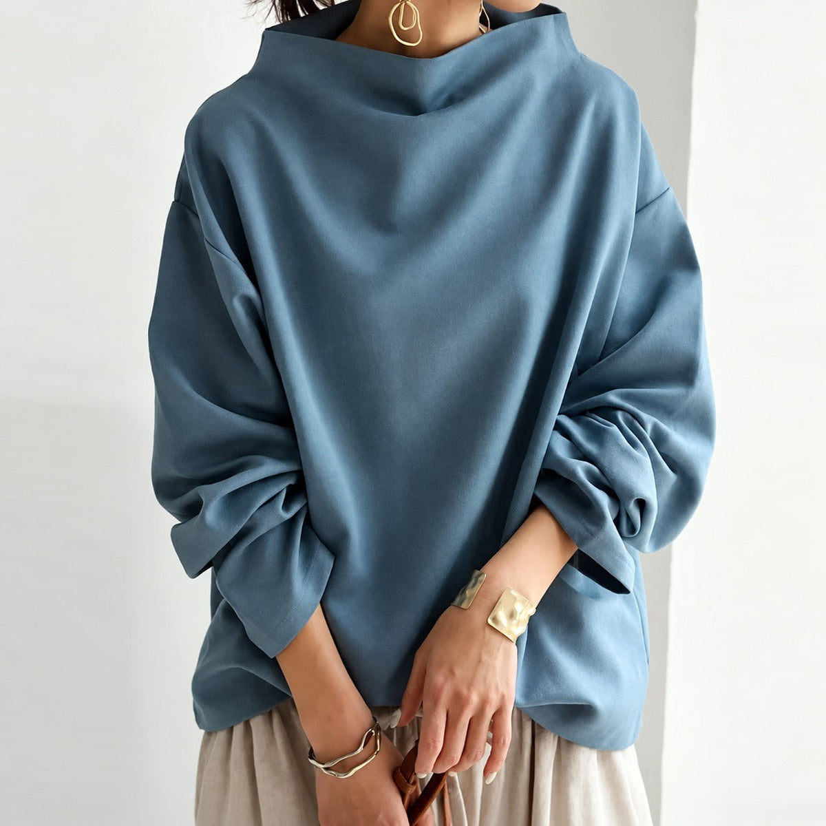 Eliana - Eleganter, legerer Rollkragenpullover