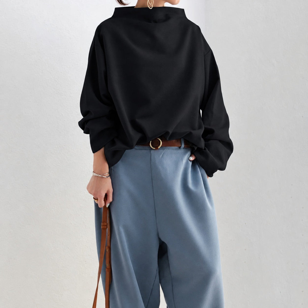 Eliana - Eleganter, legerer Rollkragenpullover