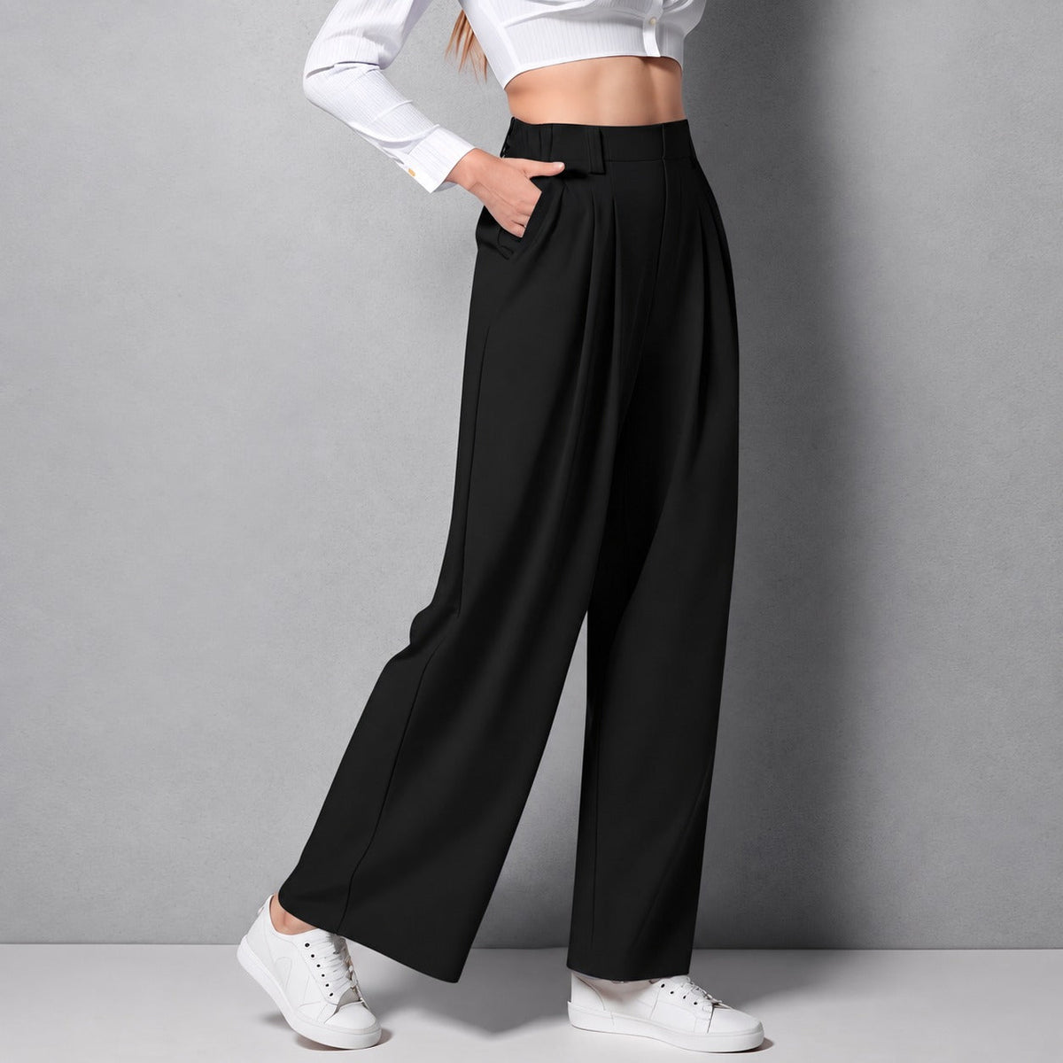 Montana - Vielseitige, elastische Damenhose mit geradem Bein