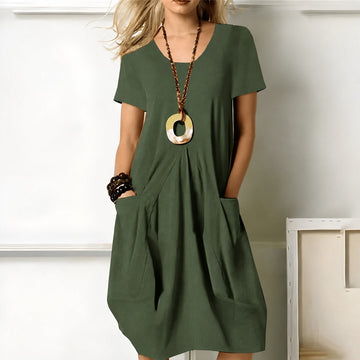 Maryam - Modernes, bequemes Kleid mit Taschen
