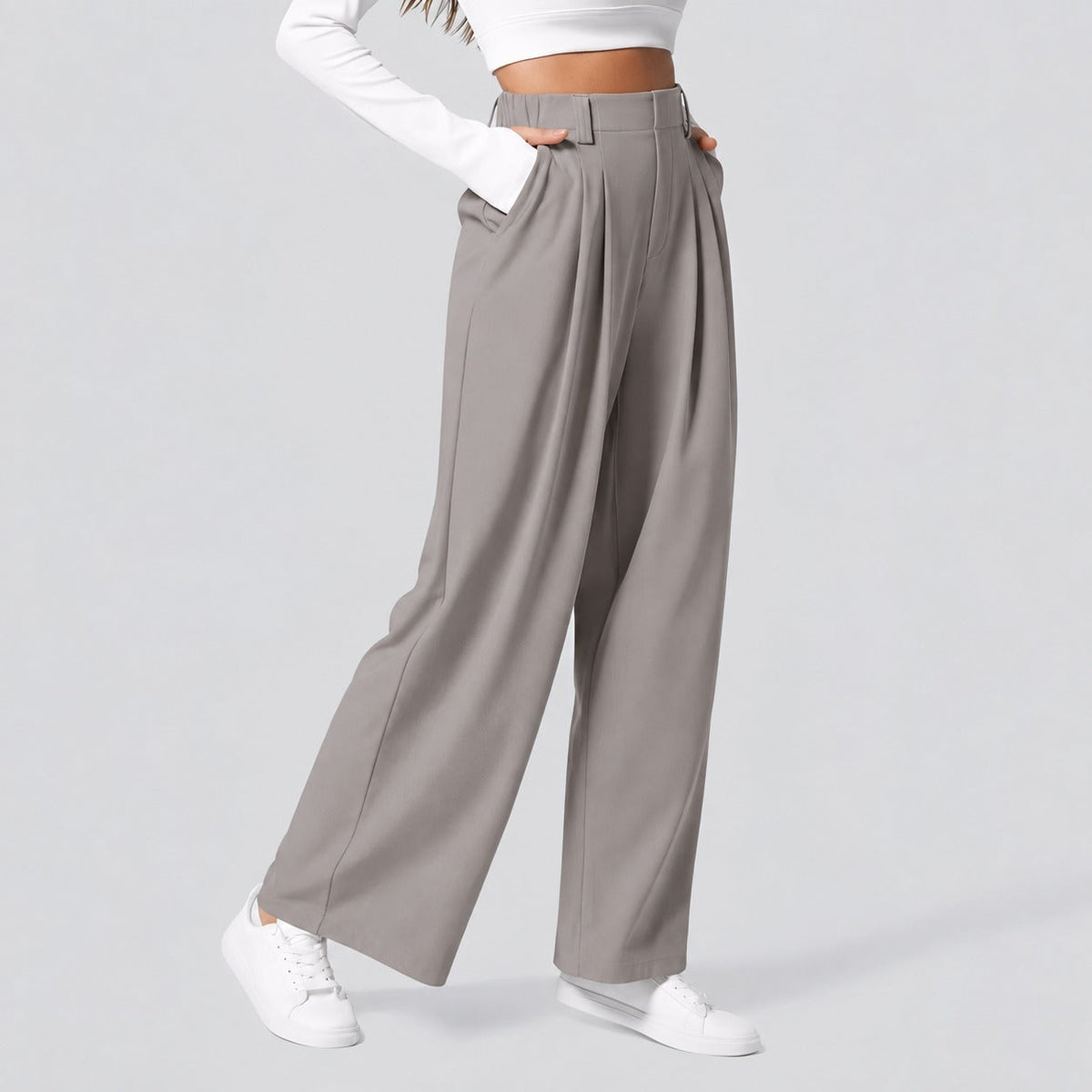 Montana - Vielseitige, elastische Damenhose mit geradem Bein