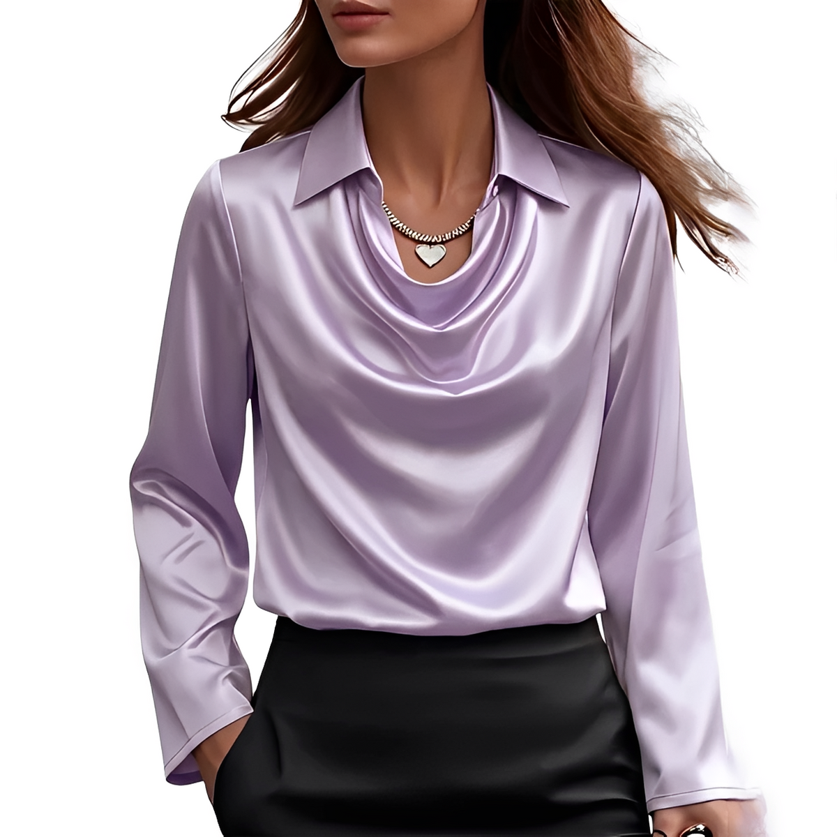 Dynah - Stylische Bluse mit langen Ärmeln