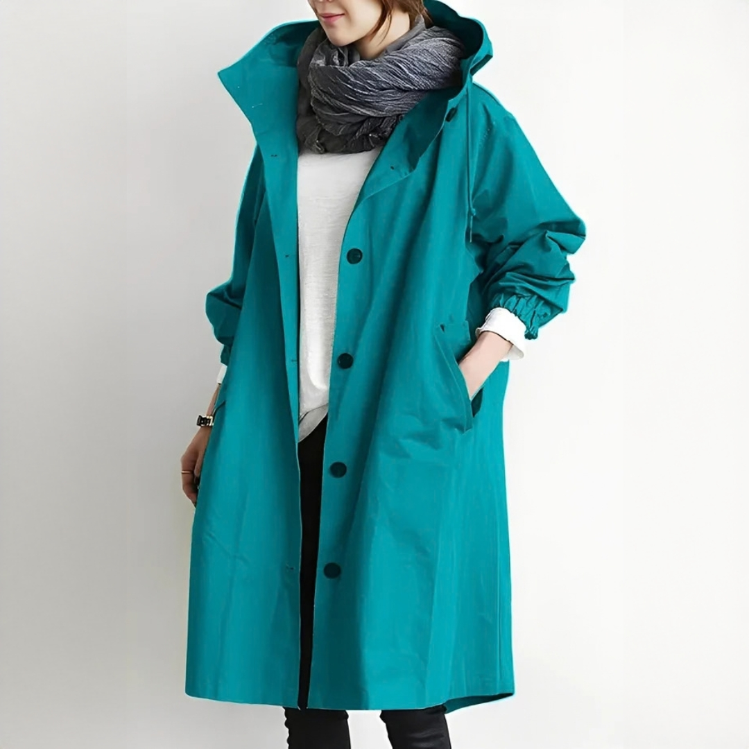 Evy - Zeitgemäßer und schicker Regenmantel