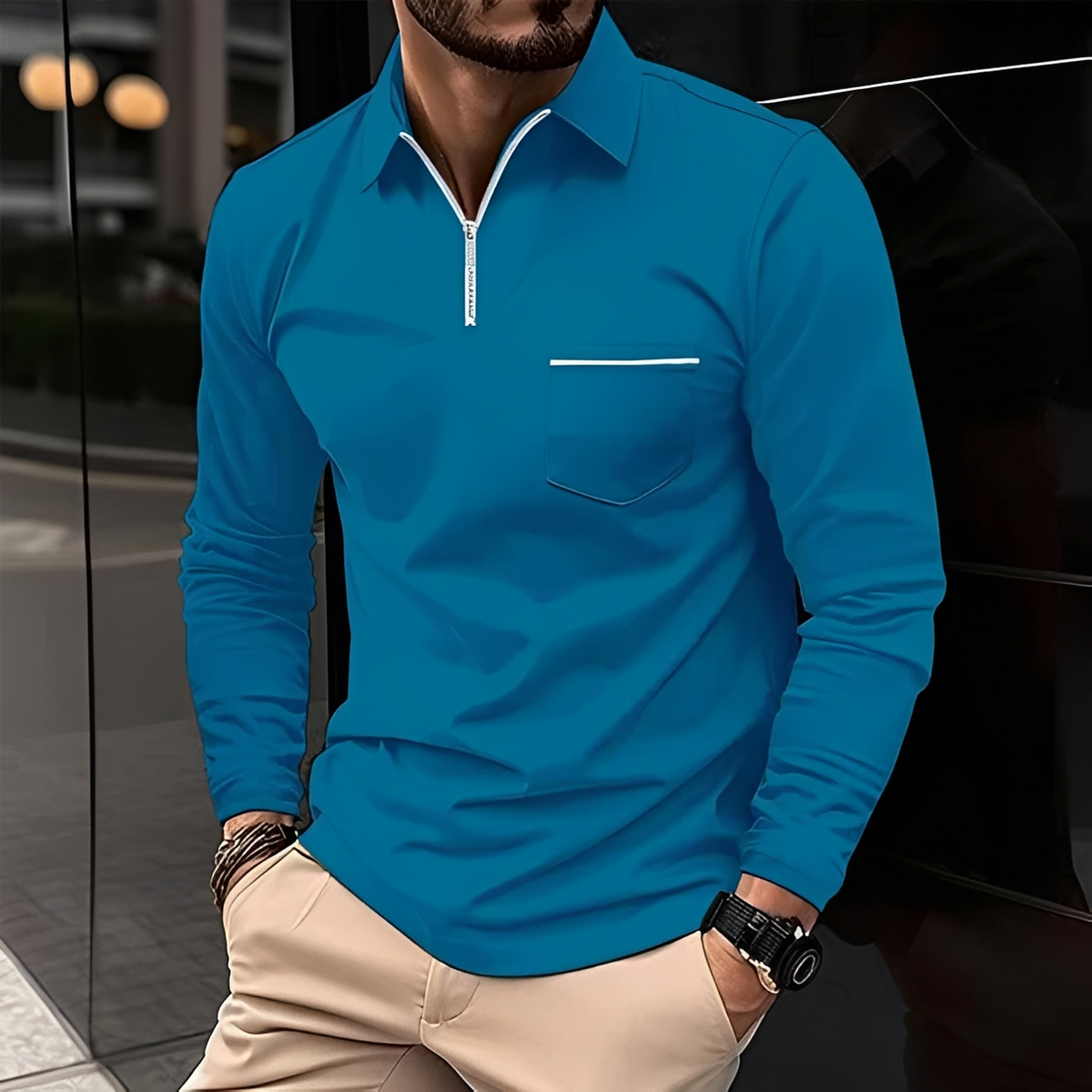 Romeo - Zeitlos und angenehm: Langarmshirt