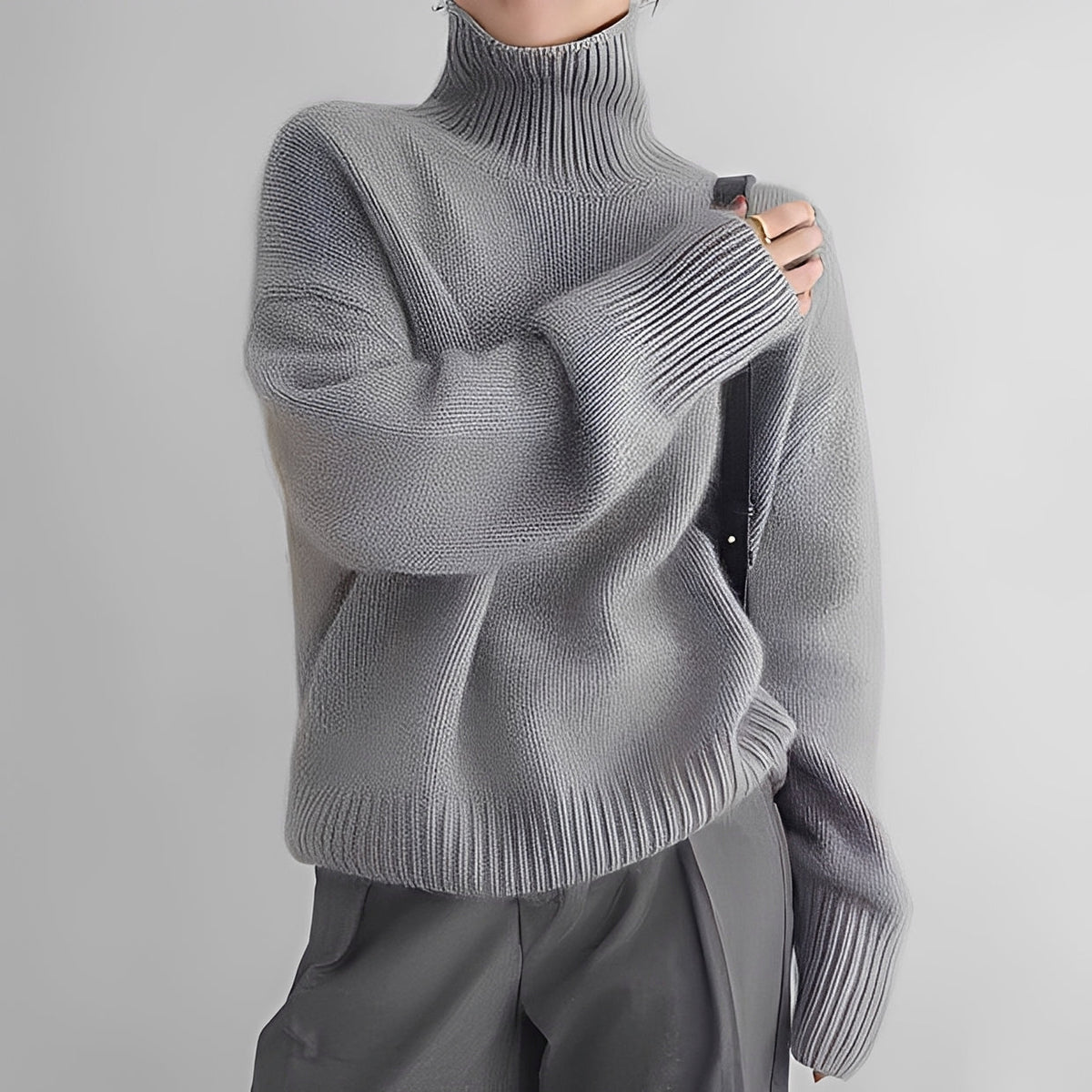 Clémentine - Angenehmer Rollkragenpullover
