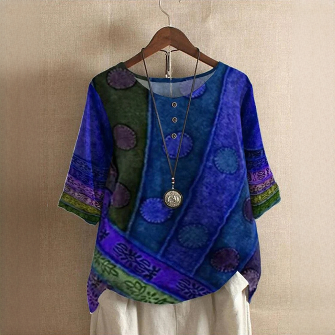 Jessel - Elegante Bluse mit Rundhalsausschnitt